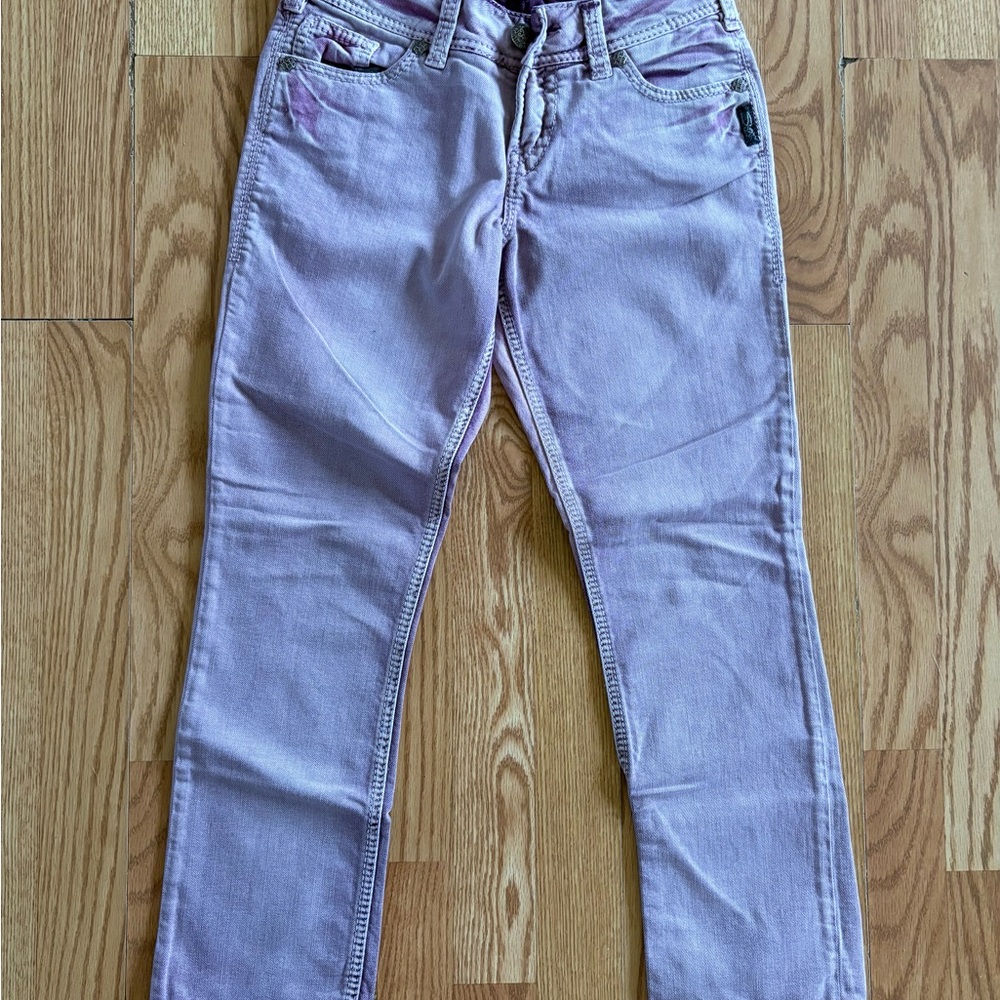 Silver Jeans Lavender Suki Capri